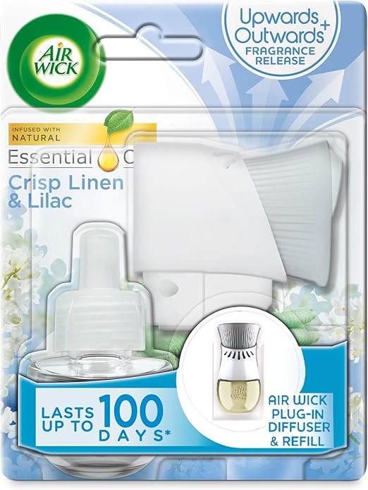 Air Wick Essential Oils Air Freshener Electrical Plug In Kit Crisp