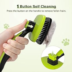 Pecute Self-Cleaning Slicker Brush for