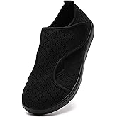 GUCTQY Womens Wide Diabetic Shoes Lightweight Adjustable Walking Barefoot Breathable Sneakers for Wide Width Arthritis Edema Orthopedic Shoe Zapatos para Mujer