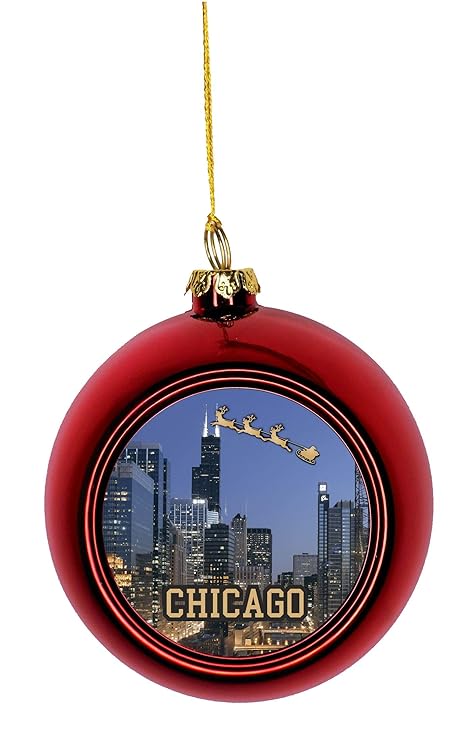 Amazon Com Lea Elliot Inc Santa Klaus And Sleigh Riding Over The