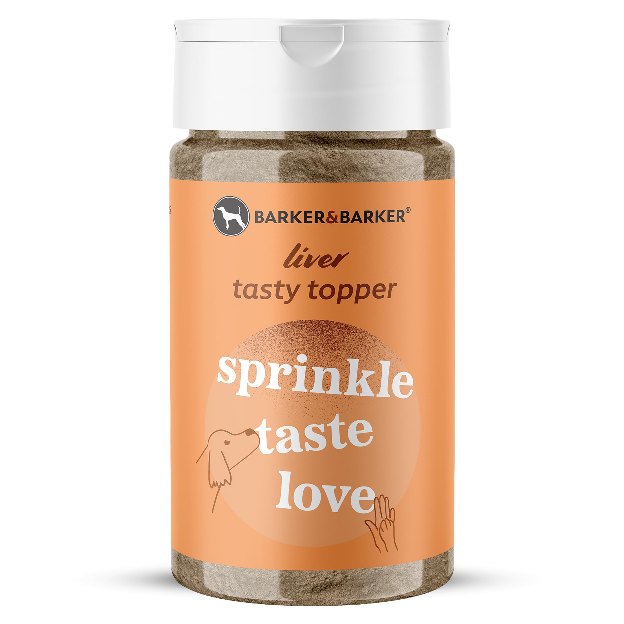 Barker and Barker Tasty Dog Food Topper for Fussy Eaters - Liver Pot 160g | Equally Good on Wet & Dry Dog Food | High in Protein & Vitamins, Great to Encourage Fussy Eaters or Simply as a Tasty Treat