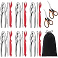 20-Pack Crab Crackers and Tools Set,Seafood Boil Party Supplies Includes 6 Crab Crackers, 6 Lobster Shellers, 6 Crab Leg Fork