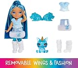 Rainbow High Littles Sapphire Fairy Doll with Interchangeable Wings & Pet view 3