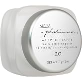Kenra Platinum Whipped Taffy 20 | Matte Defining Paste | Delivers An Ultra-Matte, Firm Hold Finish | Sculpts, Smooths &amp; Texturizes Styles | All Hair Types