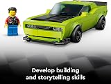 LEGO Speed Champions Dodge Challenger SRT Hellcat Car Toy 77237 with Driver view 4