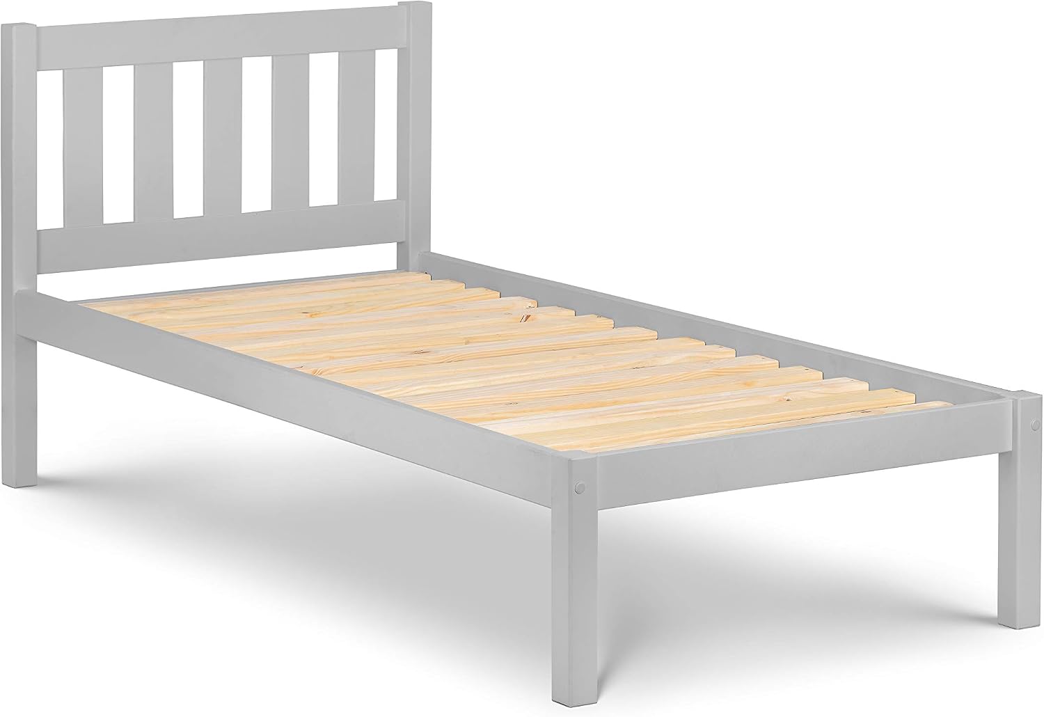 Julian Bowen Luna Bed, Dove Grey, Single - Image 4
