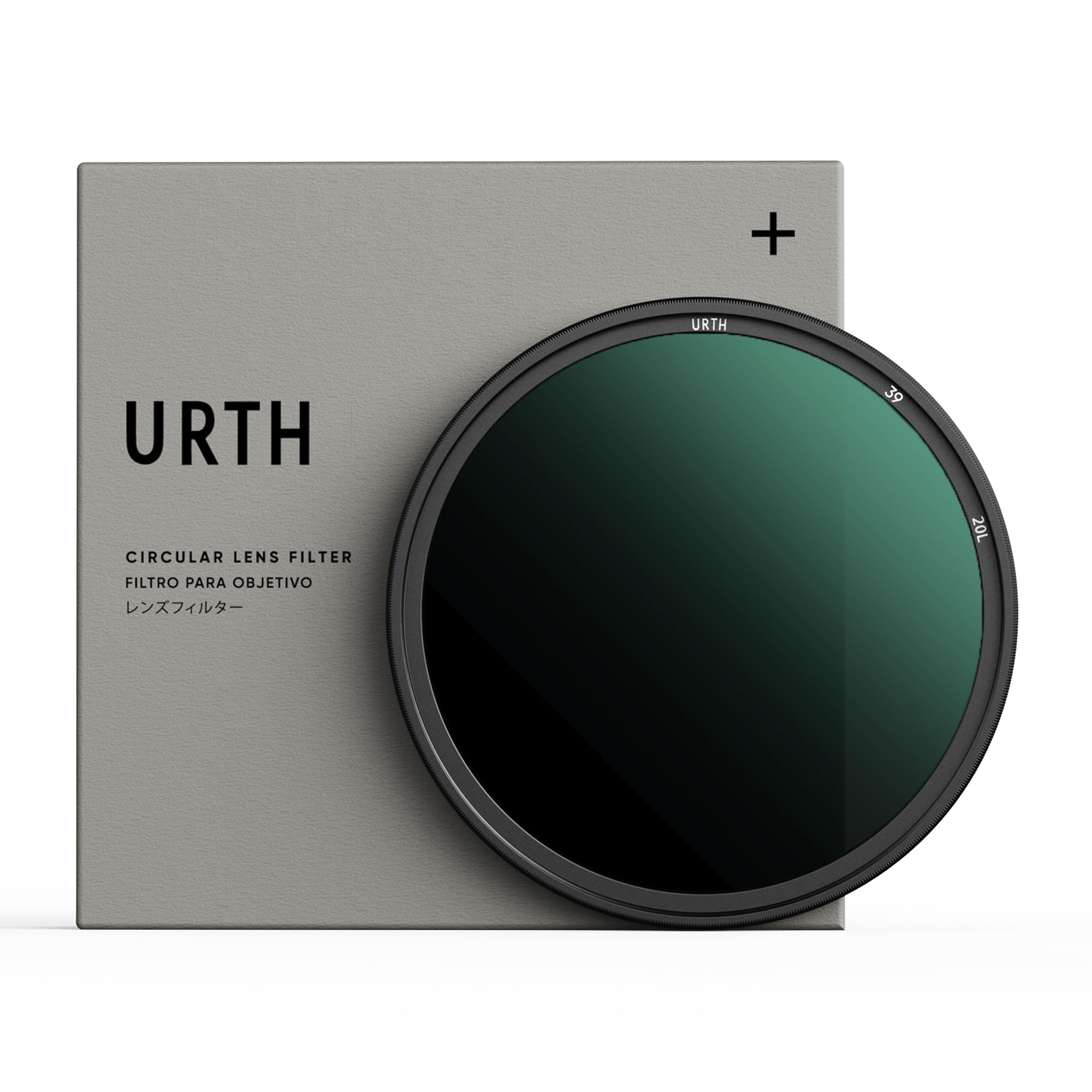 Urth 39mm ND64 (6 Stop) Lens Filter (Plus+) — 20-Layer Nano-Coated, Ultra-Slim Neutral Density Camera Lens Exposure Filter
