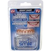 Instant Smile Secure Fit Upper Teeth Veneer - Bright White Shade