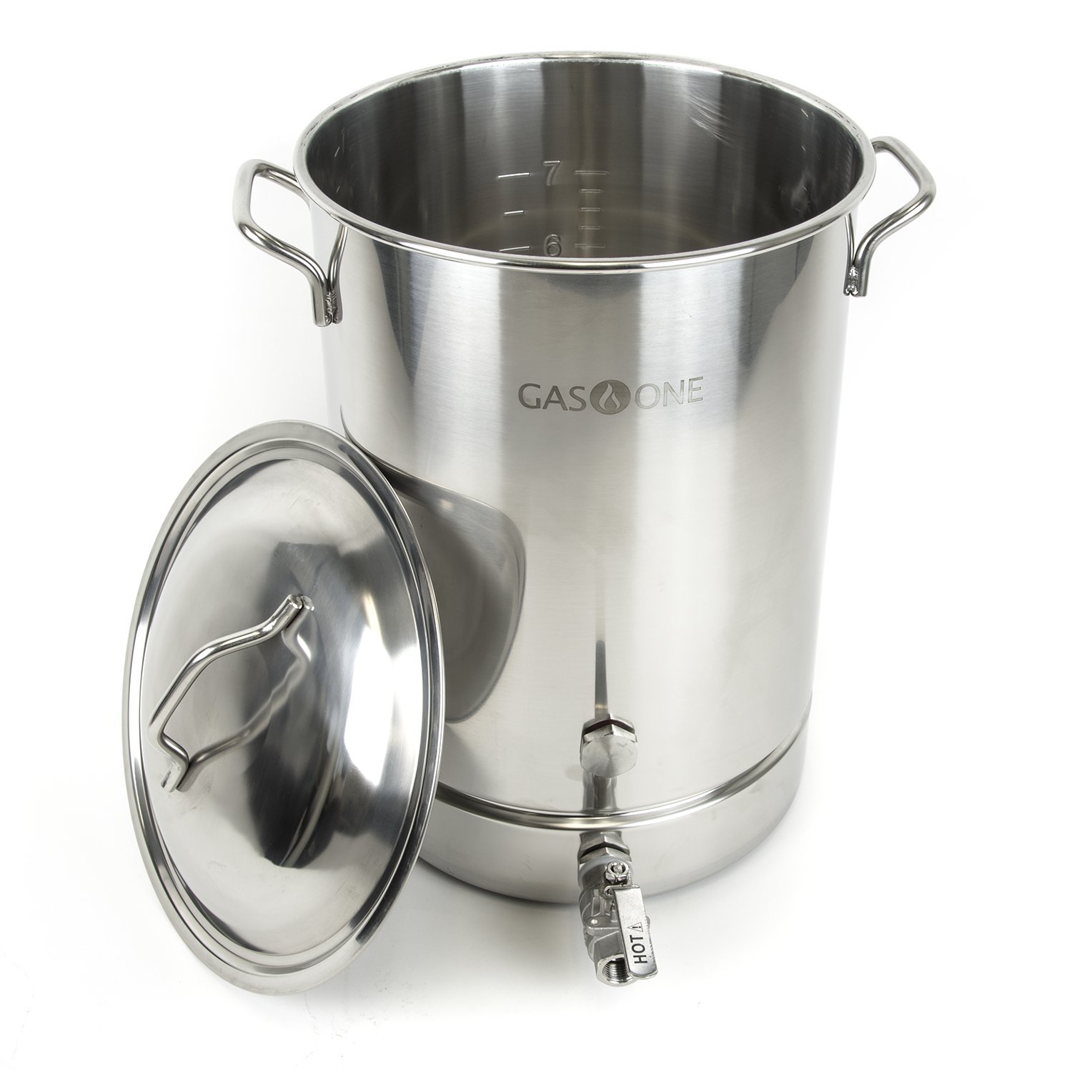 GasOne 8 Gallon Brew Pot Stainless Steel Homebrew kit 32 Quart [TRI