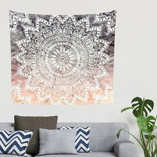 Zhcon Tapiz Mural Bohemio Hygge Mandala Para Colgar En La Pared