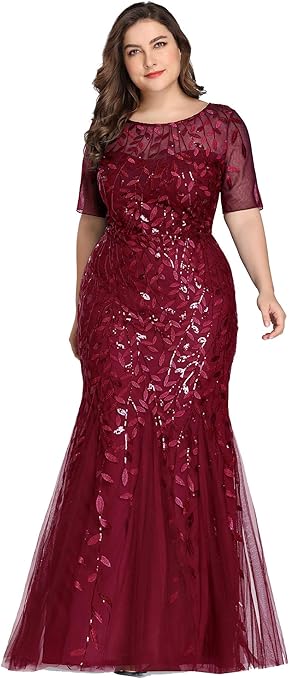 trendy plus size prom dresses near me