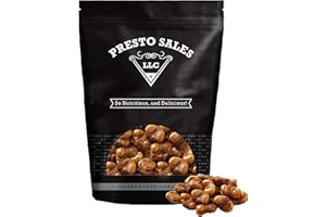 Presto Sales Fava/Broad Beans Ready to eat, 80 oz | Spicy Roasted Salted, Low Sugar, Low Fat | Super Snack for your bean bag, On-The-Go | Packed in a 5 lbs Resealable Pouch Bag