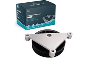 JHACM A/C Compressor Bypass Pulley OE: 34209 Fits for Cadillac Seville Eldorado Allante 1993-1999 ， Chevrolet Impala Caprice 1994-1996 ， Cadillac Fleetwood Concours 1994-1996