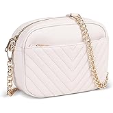 Rexmore Phone Crossbody Bag with Chain Strap, Lightweight Vegan Leather Shoulder Purse for women