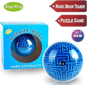 3d Magic Cube Maze Puzzle Box Intelligenz Padagogische Spielzeug 9x9x9 Dm Blau Amazon De Spielzeug