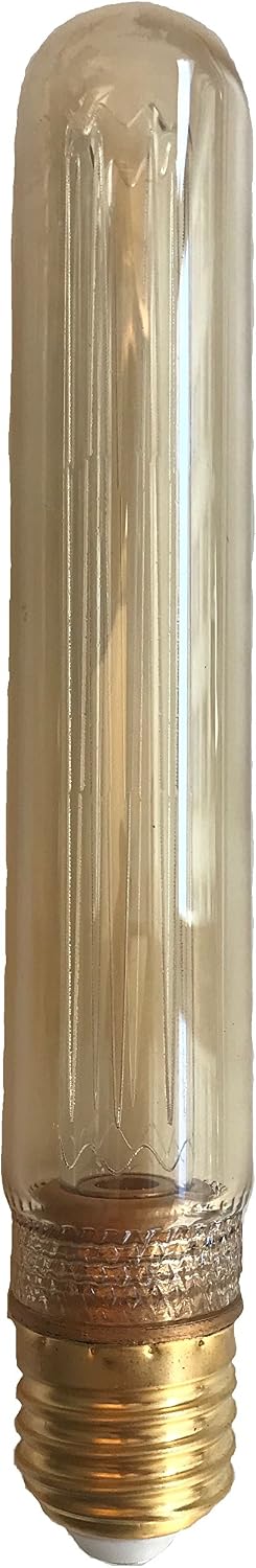 greenandco 10x Decorative LED Vintage Light Bulb, E27 T30 Amber, 10 Count (Pack of 1) - Image 4