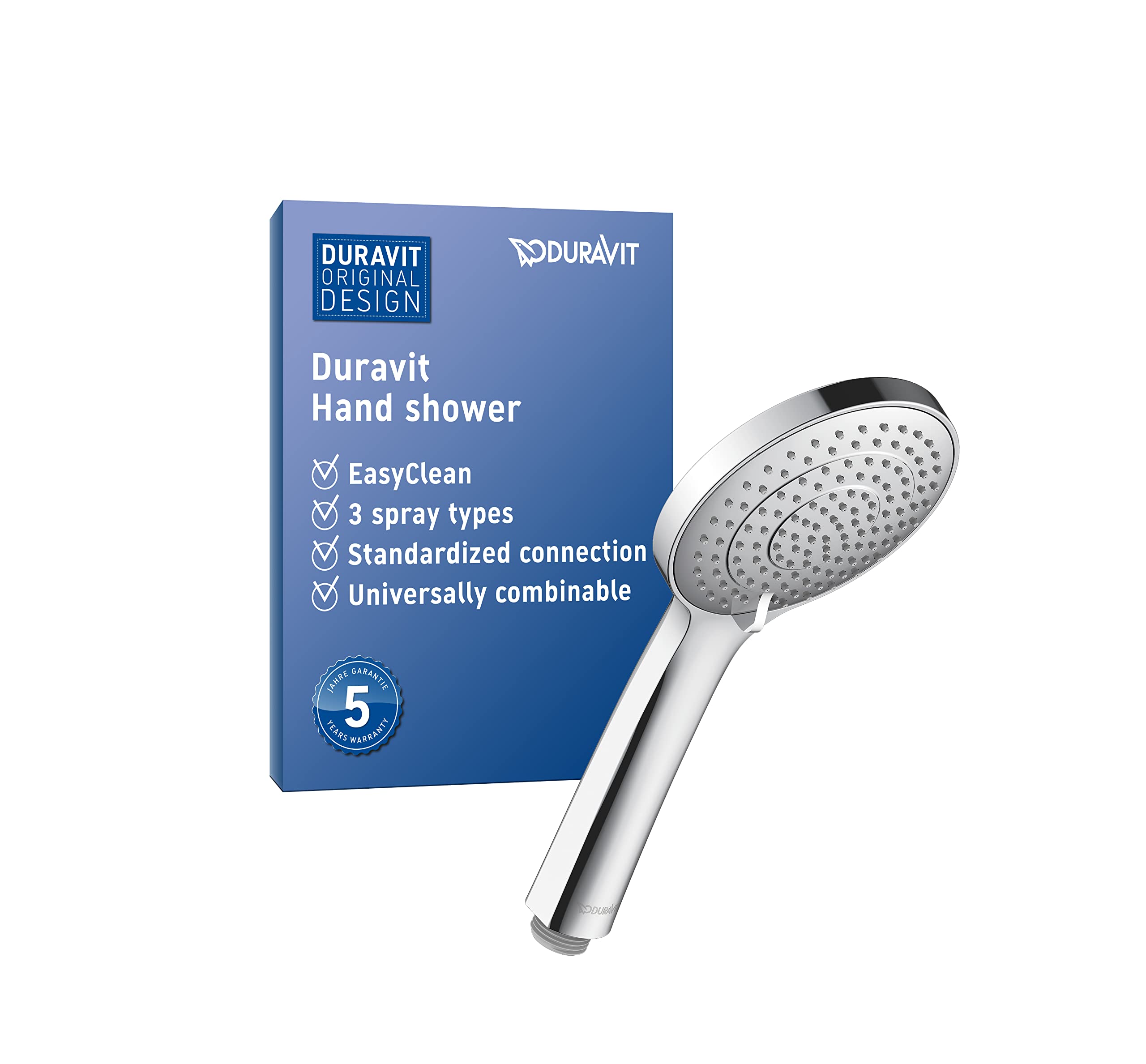 Duravit UV0650016010 Universal Shower Head, Chrome