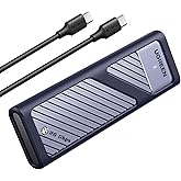 UGREEN 20Gbps M.2 NVMe SATA SSD Enclosure Compatible with 10Gbps USB C External M.2 Enclosure USB 3.2 Gen2 Support UASP Trim for M/B+M Key NVMe and SATA SSD in Size of 2230/2242/2260/2280