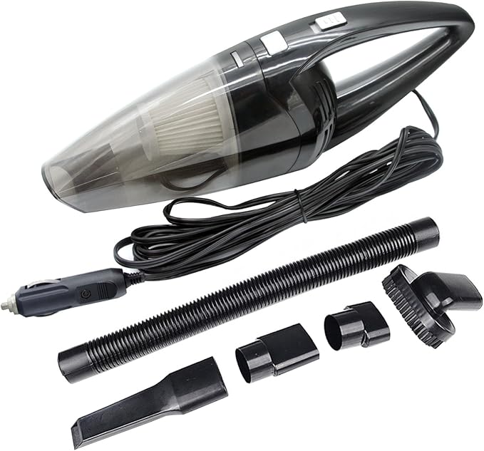 Car Vacuum Cleaner 120W, Warmoor 12V 3000PA Suction Portable Handheld