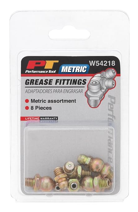 Amazon.com: Performance Tool W54218 8 Pc Mm Grease Fitting Asstmnt,: Home Improvement