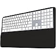 HONKID Keyboard Wrist Rest for Magic Keyboard 2 with Numeric Keypad(MQ052LL/A, A1843) and Magic Keyboard with Touch ID(‎MK2C3LL/A), Slim Keyboard Wrist Rest Relieve Pain & Fatigue