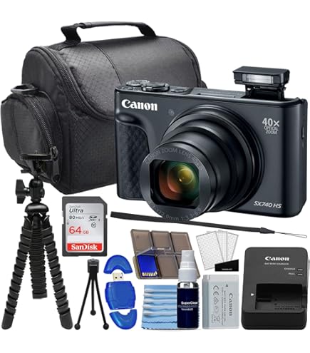 Amazon.com : Canon PowerShot SX740 HS Digital Camera (Black