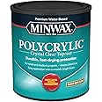 qt Minwax 64444 Clear Polycrylic Water-Based Protective Finish Semi-Gloss
