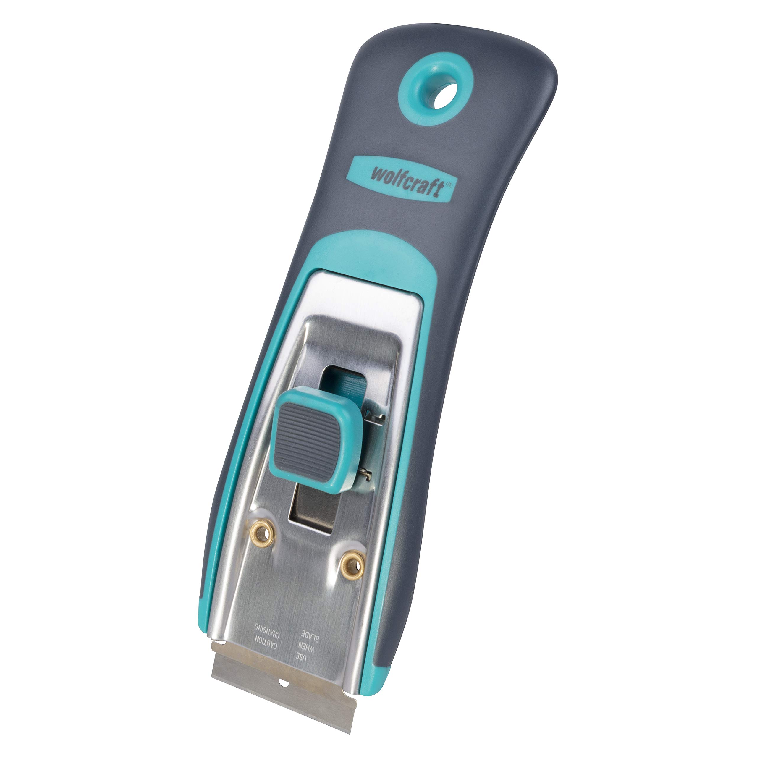 wolfcraft Professional Metal Scraper, 38 mm I 4100000 I for Professional Cleaning of Smooth Surfaces