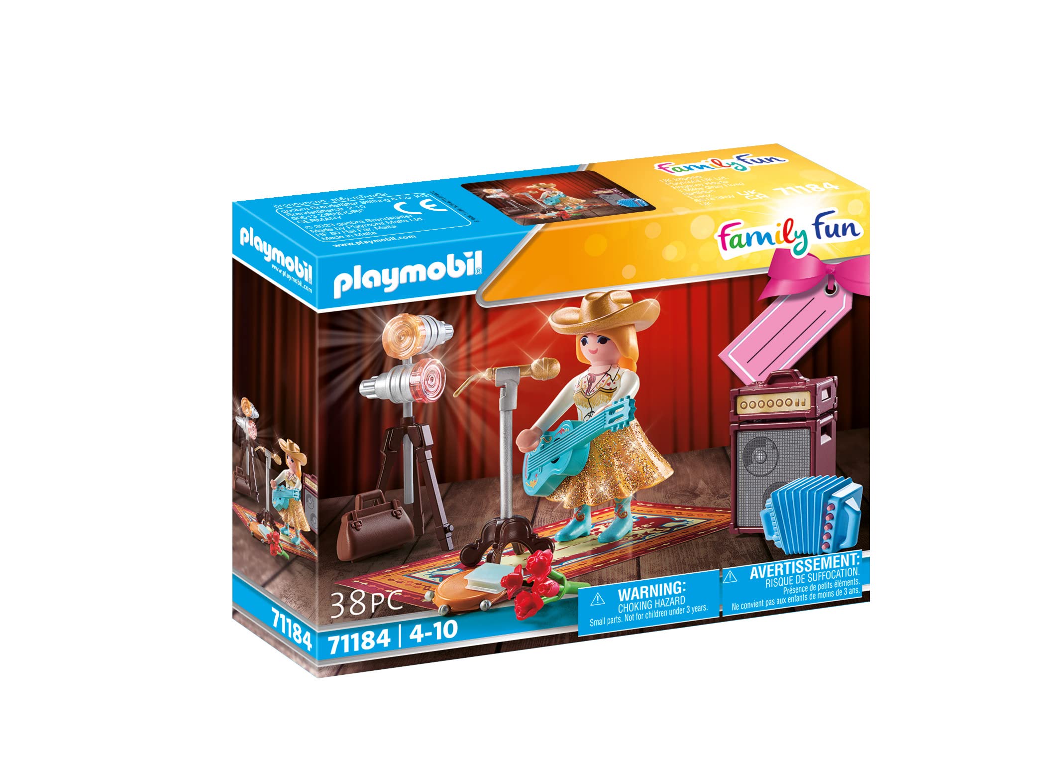 PLAYMOBIL SET CADEAU CHANTEUSE COUNTRY