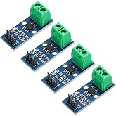 MECCANIXITY 4pcs ACS712 Current Sensor Module 5A Range Hall Effect Current Sensor Current Measuring AC/DC for Detecting Current