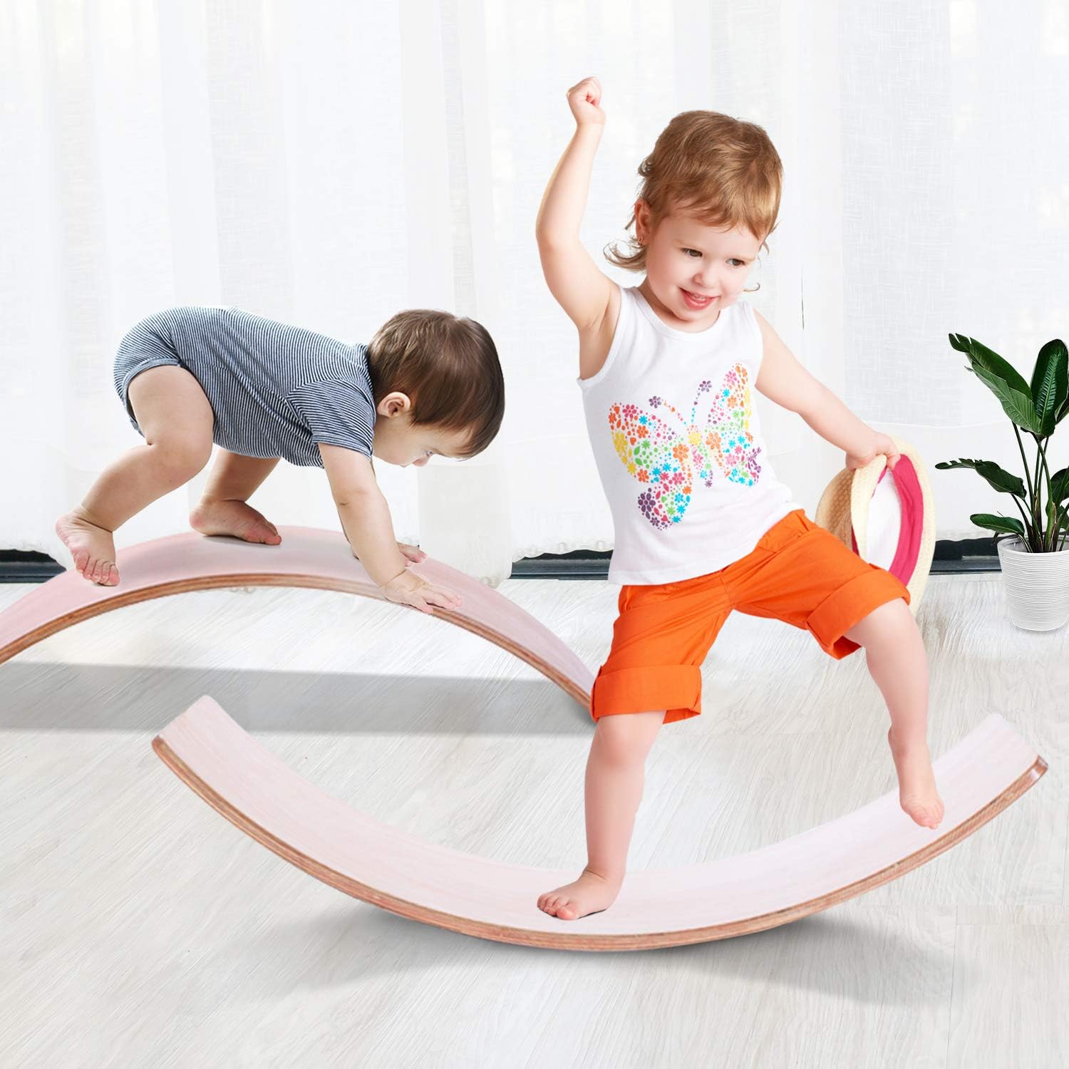 kids wooden balance board