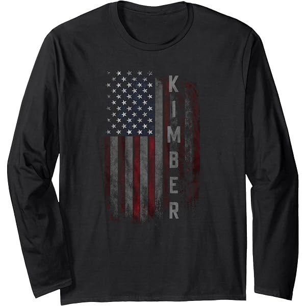 USA Pride Distressed Eagle and American Flag Long Sleeve T-Shirt