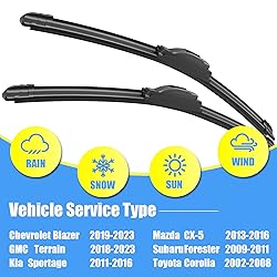 Gavimnal® 24"+18" Silicone Wiper Blades