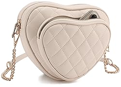 lola mae Heart Shape Satchel Crossbody Purse for