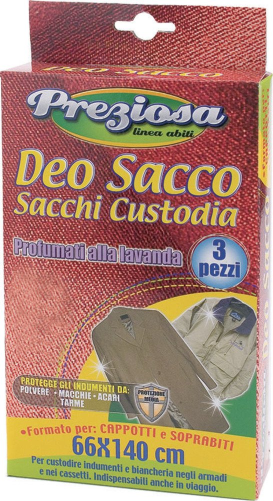 Precious sac01400 a Bags deosacco Coat, 24.5 x 12.5 x 5 cm, 3 units