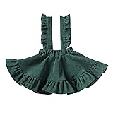 Baby Girls Floral Velvet Suspender Skirt Infant