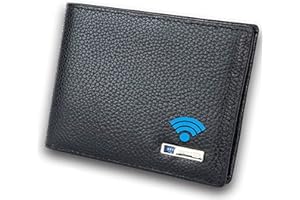 Smart LB Smart Anti-Lost Wallet with Alarm, Bluetooth, Position Record (via Phone GPS), Bifold Cowhide Leather Purse