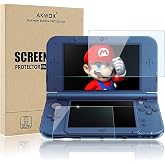 AKWOX (4-Pack) Screen Protector for Nintendo 3DS XL, HD Clear Crystal PET Screen Protective Filter for Nintendo 3DS XL with Anti-Bubble and Anti-Fingerprint