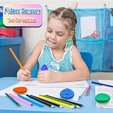 Yizemay 6pcs Fidget Sensory Stone Textured Worry Stone Kids Adults Anxiety view 2