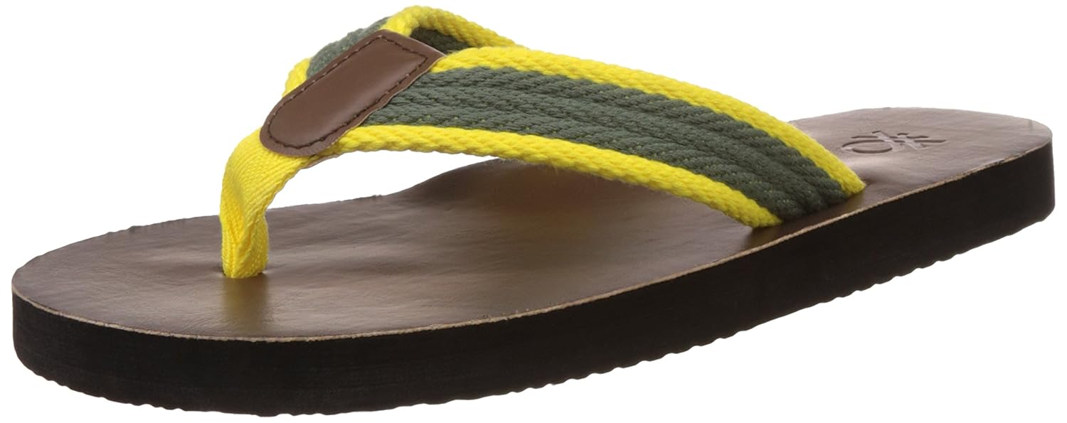 united colors of benetton men's hawaii house slippers