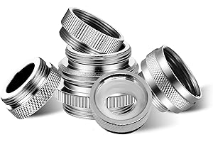 AVAbay 5pcs Female Faucet Adapter Kit - Faucet Diverter Adapter for Sink - Garden Hose Connector- Water Filter- Kitchen Faucet Aerator Adapter