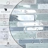 MOONFUN 3D Waterproof Peel and Stick Wall Tiles 12x12 Sage Green 10-Sheet view 3