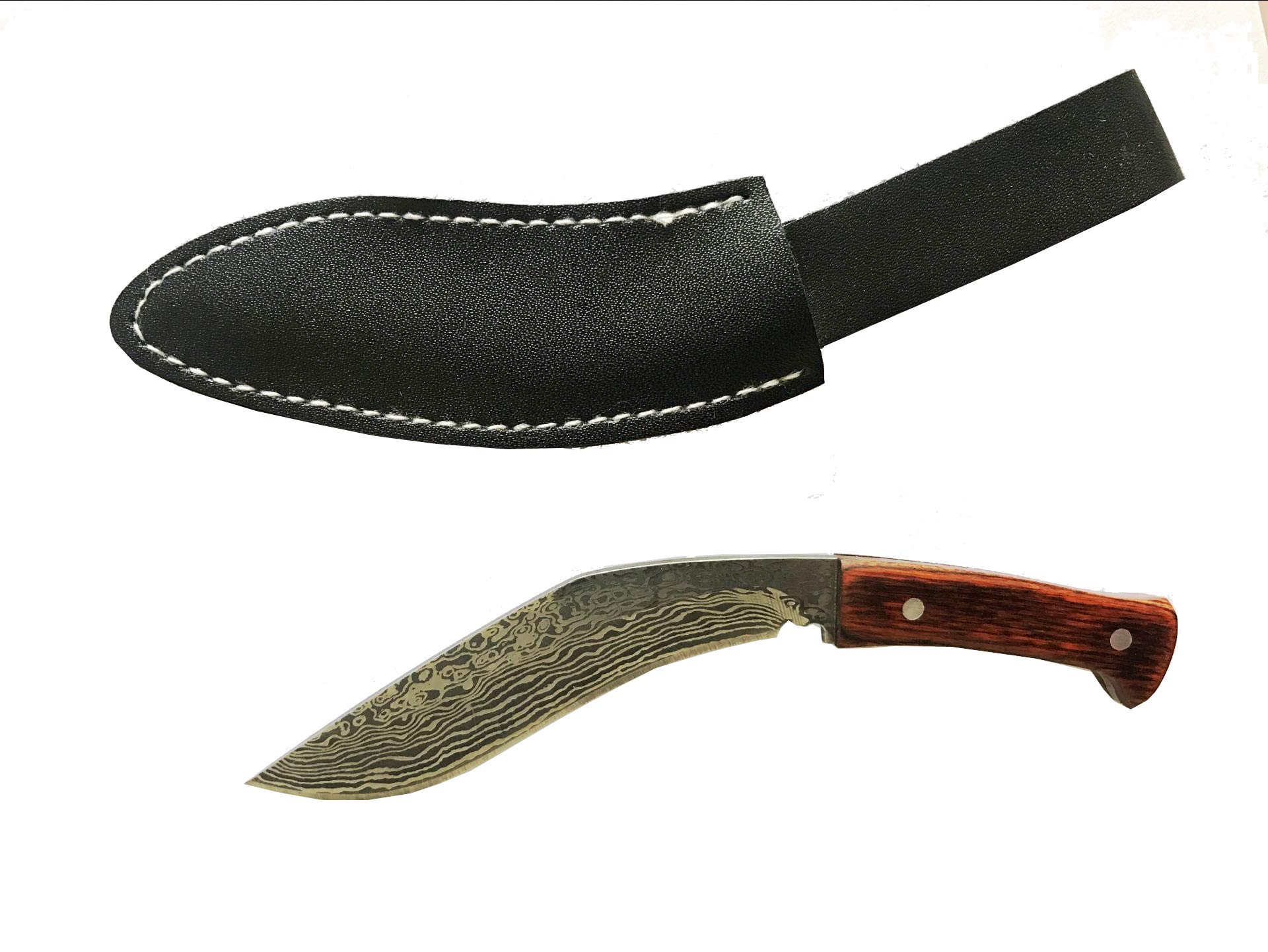 Outdoor Mini Tatesque decorative pattern hunt Knife, stainless steel, belt knife