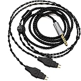 Youkamoo 4.4mm Balanced Replacement Upgrade Cable Compatible with Sennheiser HD650, HD600, HD660S, HD660S2, HD580, HD58X, Massdrop HD6XX Headphones, 5ft 1.5m