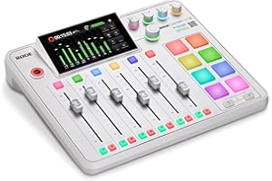 RODE RØDE RØDECaster Pro II All-in-One Production Solution for Podcasting, Streaming, Music Production and Content Creation (White)