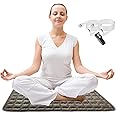 Amerthing Grounding Mats - Upgraded Healthy Conductive Energy Pads to Earth for Bed and Seats to Sleep Better and Recovery, Silver Fiber Indoor and Portable Relax Blanket.