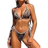 YELAIVP Women's Sexy Bikini Sets Two Piece Swimsuit High Rise High V Cut 2026 Swim Bathing Suit