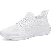 VAMJAM Men's Running Shoes Slip On Walking Shoes Non Slip Lightweight Workout Breathable Gym Sneakers Fashion Mesh Sneakers