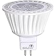 Bioluz LED MR16 LED Bulb Dimmable 3000K 50W Halogen Replacement 12 VAC DC GU5.3 Base 400 Lumen 40° Beam Angle UL Listed