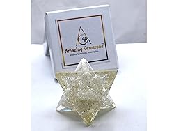 1 Pcs Clear Quartz Large Crystal Orgone Merkaba